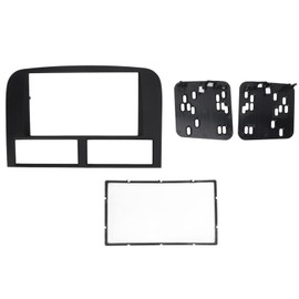 AOWINHIT Kit de Instalación de Tablero de Radio Estéreo 2 DIN, Kit de Ajuste de Tablero de Repuesto de Bisel para 1999-2004, Material ABS Negro, Accesorio de Actualización