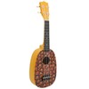 21in Ukulele with Carry Bag Tropical Fruit Pattern for Beginners