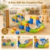 Electric Magnetic Train Track Set for Kids – Interactive Building