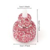 BlingSHD Dropper Bottle,Rhinestone Empty Portable Essential Oil Bottle,Bling Travel Perfume