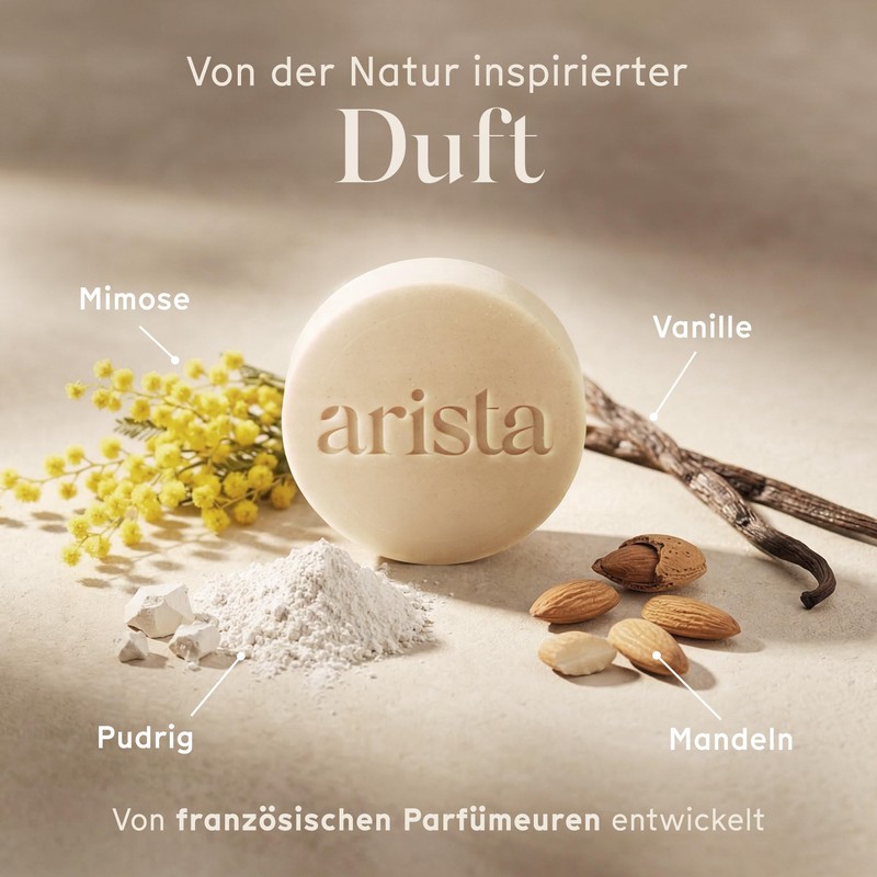 Arista Solid Shampoo for Normal Hair, Sulfate-Free Shampoo, Shikakai Powder