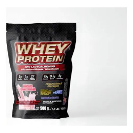 Proteína Whey Protein FNT 500g Polvo Sabor Fresas con Crema BCAAs                                                                                     