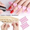 THE9SHOP 140 Accesorios De Uñas Polygel Para Manicura Moldes,tips Set