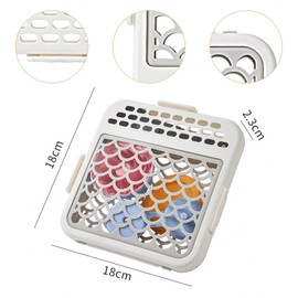 Refoiner Dishwasher Trinket Basket, Dishwasher Trinket Net, Parts, Basket, Draining Net, Washable Accessories, Drain Box, Rack, Washing, Colander, Heat Resistant, Dishwasher Protection, Convenient