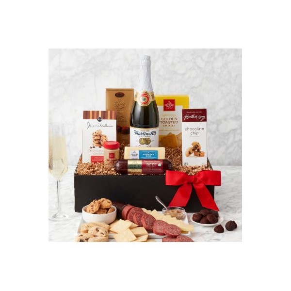 Sparkling Cider & Snacks Gift Box