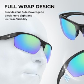 KastKing Tugaloo Bifocal Polarized Fishing Sunglasses, Bi-focal x1.5 x2.0 x2.5 Magnifications,UV Protection Reader Sunglasses