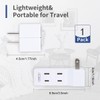 SYCON 4 Outlet Wall Adapter with A Power Switch and