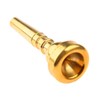 TraderPlus Replacement Gold Plated Trumpet Mouthpiece for Yamaha Bach (3C,