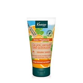 Kneipp Aroma-Pflegedusche Sei frei, verrückt und glücklich! Reisegröße - erfrischendes Duschgel mit sonnigem Duft nach Apfelsine - ohne Mikroplastik - 50ml