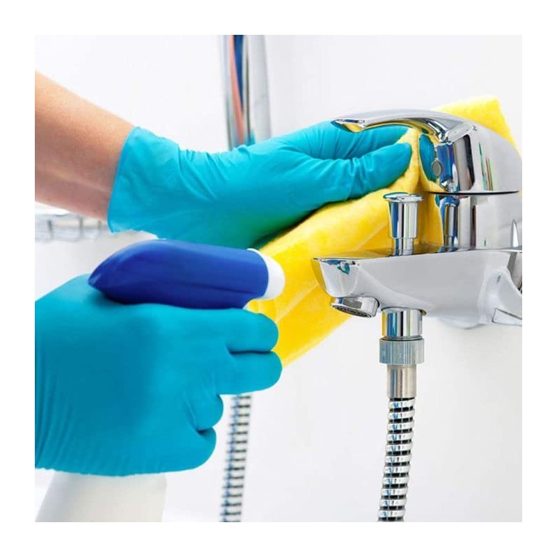 Basic Medical Blue Nitrile Exam Gloves - Latex-Free & Powder-Free