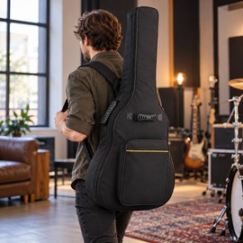Acoustic Guitar Gig Bag with Thick Padding – Oxford Fabric Carrying Case for 36", 39" and 41" Classical & Acoustic Guitars