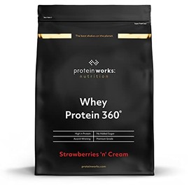 Protein Works - Whey Protein 360 | Mit zus√§tzlichen Vitaminen | Whey Proteinpulver | Whey Eiwei√üpulver | 80 Servings | Erdbeer-Sahne | 2.4kg