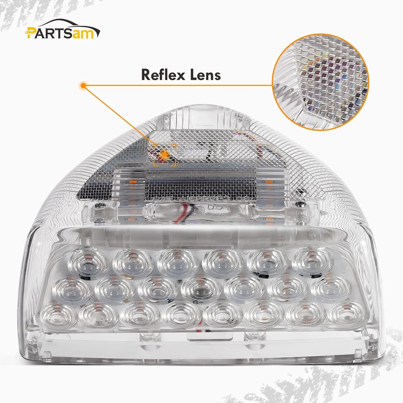 Partsam 2Pcs 31 LED Turn Signal Lights Headlight with 3