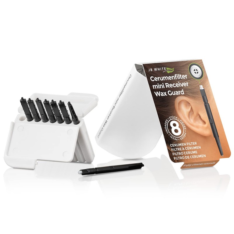 JB White 48 Cerumen Filter Mini-R WaxGuard Compatible with Signia