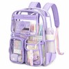 MATMO Clear Backpack for Girls Women Heavy Duty Transparent Backpack
