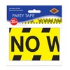 No Work Zone Party Tape Party Accessory (1 count) (1/Pkg)