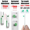 Damage Free Picture Hangers, No-Drill Adjustable Wall Hooks with Bubble