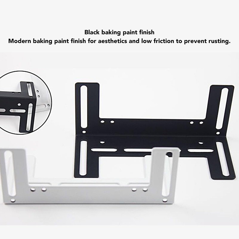 Computer Cooling Fan Holder, Thickened Stainless Steel Bracket, Baking Paint,