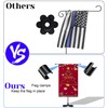 5 Pcs Garden Flag Clips Anti Wind, Clips for Garden