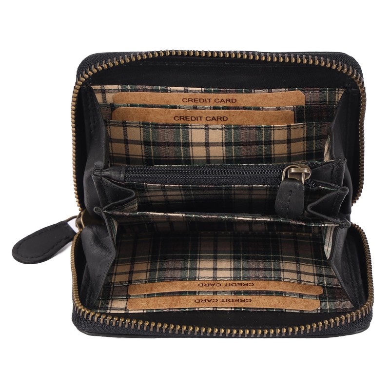 Benthill Small Leather Wallet | Mini Purse Women's with RFID