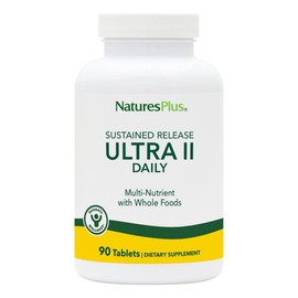 NaturesPlus Ultra II Daily - 90 Tablets - Multivitamin with Whole Foods for Overall Well-Being - Supports Energy & Immune Health - Sustained Release - 90 Servings