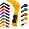 DEPICE Judo Belt Karate Belt Martial Arts Belt, Yellow/Orange
