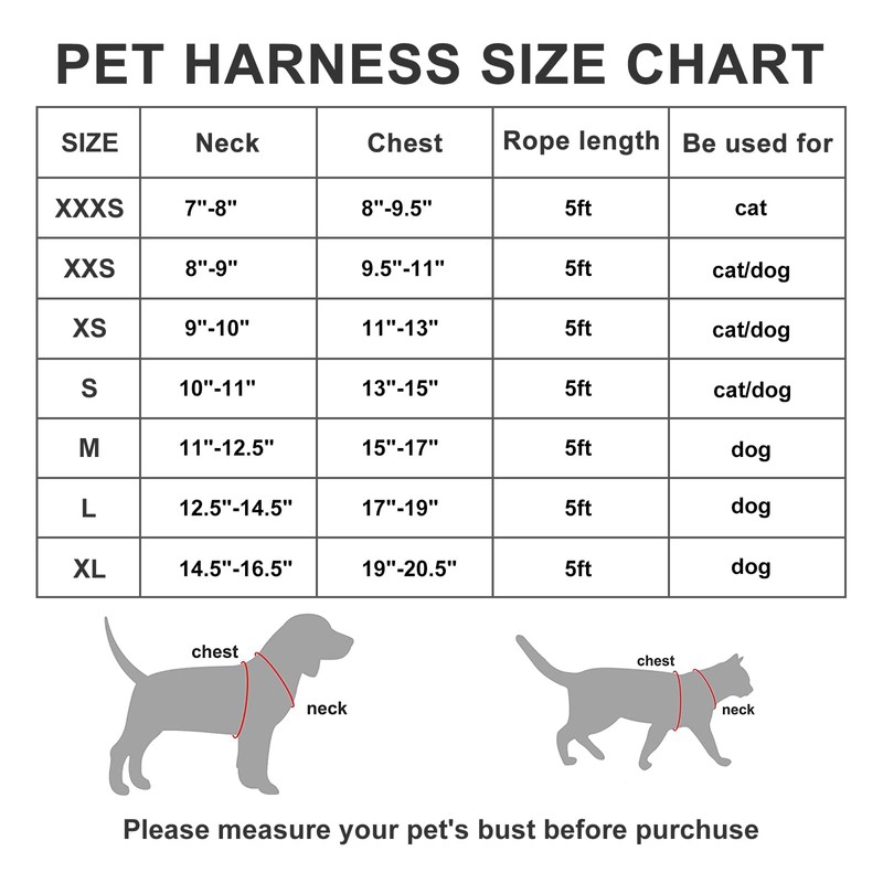 AMTOR Dog Harness with Leash Set,No Pull Adjustable Reflective Puppy