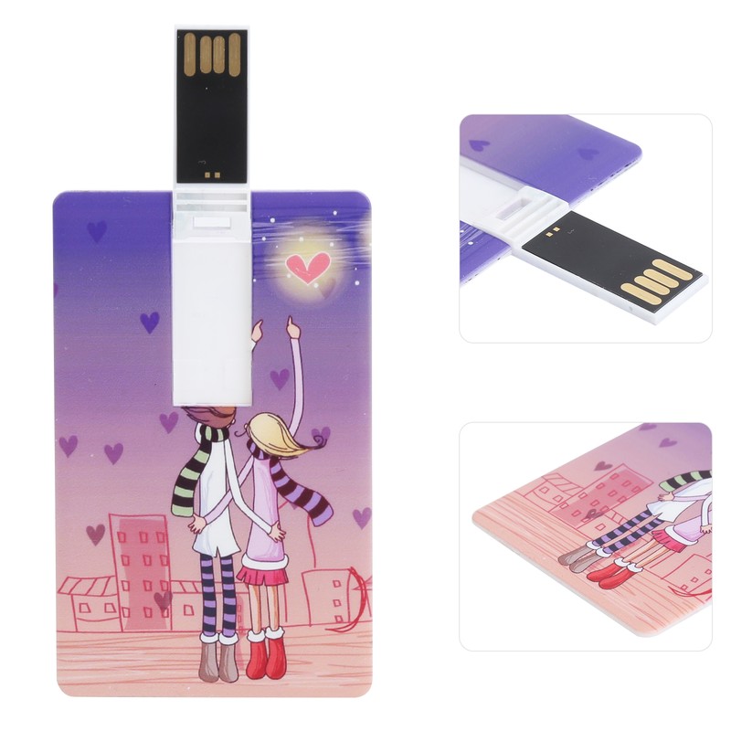 Card U Disk Portable Cartoon USB2.0 Flash Drive Computer Data