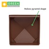 GreenLighting 4x4 Aluminum Pyramid Post Cap Cover for Nominal Wood