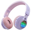 Riwbox WT-7S Kids Bluetooth Headphones Light Up, Foldable Stero Wireless