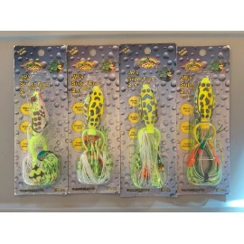 Renosky 4 Packs Renosky Jr’s Super Frog Micro Chartreuse