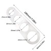 Lmyzcbzl 4-Holes Stainless Steel Spaghetti Measurer, Spaghetti Measuring Ruler, Stainless