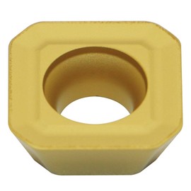 SEHT 43 AFSN - Molinillo de cara de inserción de carburo SEHT1204 para fresado de tornos, herramientas CNC, Amarillo, SEHT1204AFSN-X45 NC325