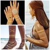 80+ Patterns Gold Festival Tattoos, Metallic Tattoo, Waterproof, Temporary Tattoos