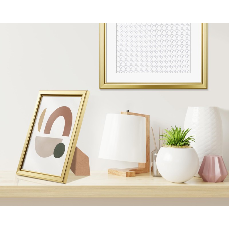 LaVie Home 5x7 Picture Frames (6 Pc, Gold) Simple Designed