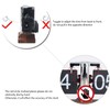 Flip Desk Clock, 12 Hours Single Sided Auto Flip Table
