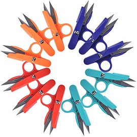 UCEC 12 Packs Yarn Scissors Fabric Scissors Embroidery Scissors, Mini Small Snips Trimming Nipper, Great for Stitch,DIY Supplie