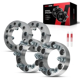 Torchbeam 6x5.5 to 6x135 Lug Centric Wheel Adapters 1.5 inch with M14x1.5 Thread Pitch,108mm Hub Bore,4pcs Adapters for Silverado 1500, Sierra 1500, Escalade, Express 1500,Changes Bolt Pattern