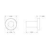 accurate (25) 6# Tinners Rivets Solid MONEL .202 x .391