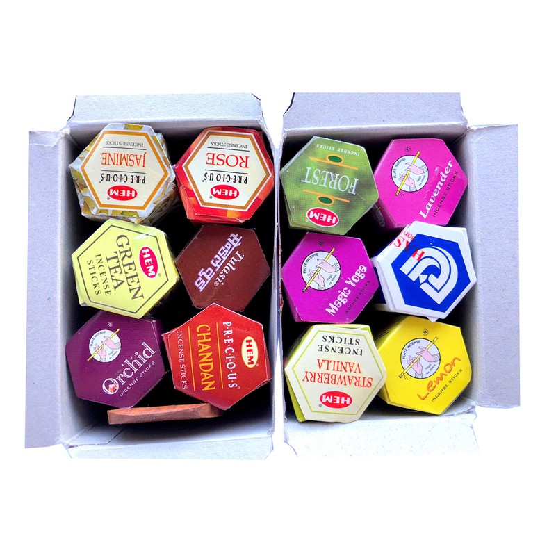 Indian 12 Incense Tree Incense Sticks Assorted Pack Aroma