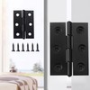 EUZUXU Pack of 12 Folding Hinges 44 mm x 32