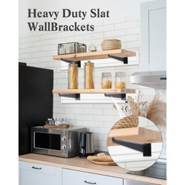 24 Pcs Slatwall Knife Shelf Bracket with Lip, 12" Metal Slatwall Brackets Hooks Heavy Duty Shelf Bracket Slat Wall Accessories for Garage Display Wall Organization, Black