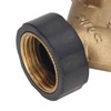 2 Way Ball Valve Durable Brass Plastic Valve Switch 3/4in