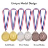 8VR 12 Pieces Gold Silver Bronze Award Medals, Olympic Style