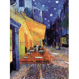Pintoo Jigsaw Puzzles 1200 Piece for Adults - Gogh, Vincent Van - Cafe Terrace, Place du Forum, Arles, 1888 Beautiful Plastic Puzzle for Home Decor Zero Dust Easy Storage [H2641]