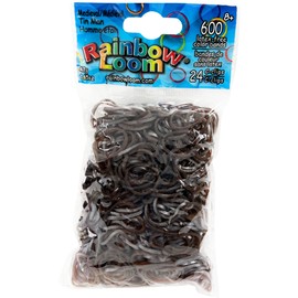 Rainbow Loom Medieval Collection: Tin Man Rubber Bands with 24 C-Clips (600 Count), Brown