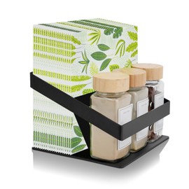 Napkin Holder for Table, Black Napkins Holder with Salt and Pepper Shakers, Modern Metal Cocktail Paper Napkin Holders for Kitchen Dining Room Restaurant Farmhouse Hotel