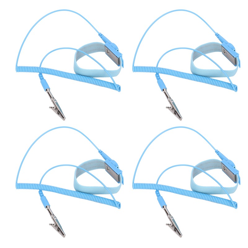10Pcs 1.8Mx2.0MM Anti Static Bracelet Grounding Electrostatic Discharge Wrist Strap
