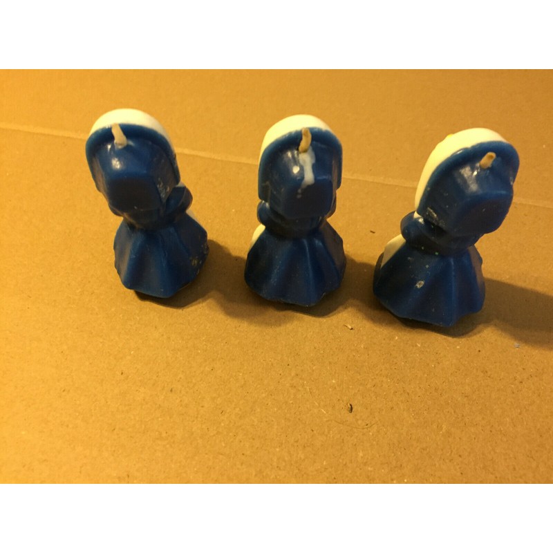 Gurley's VINTAGE GURLEY MINI PILGRAMS CANDLES 3" 3CT