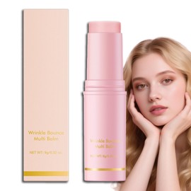 Wrinkle Multi Balm Stick - Collagen Wand for Face & Lip - Anti Wrinkle Filler, Tightening & Brightening Stick - Hydrating Repair for Fine Lines, Dark Lips & Skin Elasticity - 1 Pcs